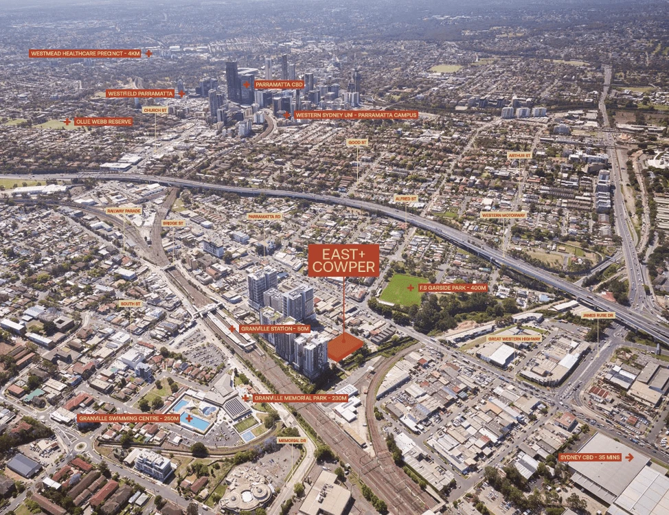 EAST+ COWPER -SỞ HỮU “ỐC ĐẢO XANH” NGAY GIỮA TRÁI TIM WESTERN SYDNEY 