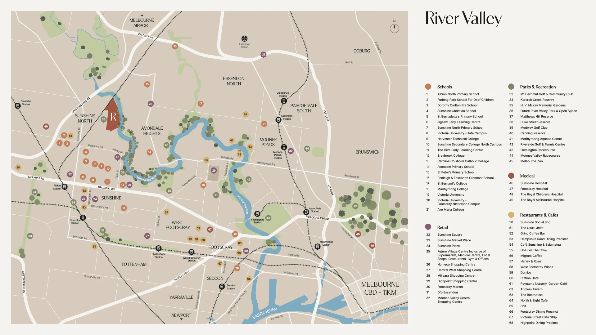 RIVER VALLEY, SUNSHINE NORTH –NƠI THIÊN NHIÊN GẶP GỠ CUỘC SỐNG HIỆN ĐẠI